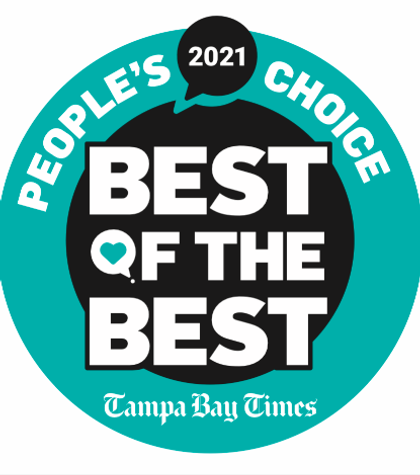 Tampa Bay Times Best of the Best People's Choice 2021 badge